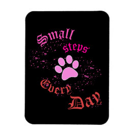 フレックスフォトマグネット |毎日の小さなステップ マグネット