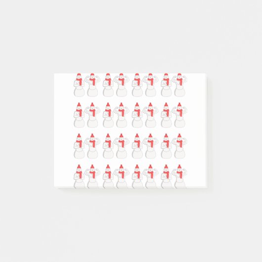 フレックス筋雪だるま ポストイット (正面)