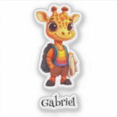 フレックリー・フレンドパーソナライズされた・ビニール・ステッカー シール (正面)