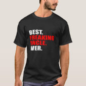 フレック最高の叔父の父の日の贈り物 Tシャツ (正面)