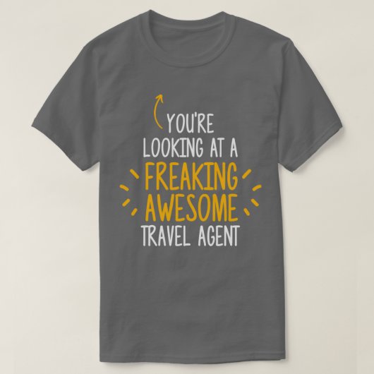 フレック素晴らし旅行代理店 Tシャツ (デザイン正面)