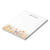 フレッシュおよびモダンフローラデザイン ノートパッド (回転)