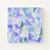 フレッシュでクリーンなブルーベルズスクエアノートブック ノートブック (裏面)