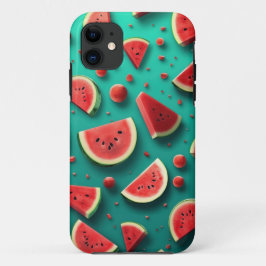 フレッシュでジューシーなスイカ iPhone 11 ケース