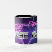 「フレッシュでチーズバッグ」マグカップ ツートーンマグカップ (中央)