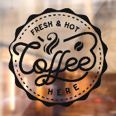 フレッシュでホットコーヒーあります ウィンドウサイン (シート2)