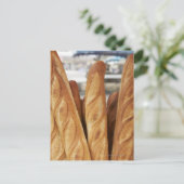 フレッシュで熱いバゲット ポストカード (スタンド正面)