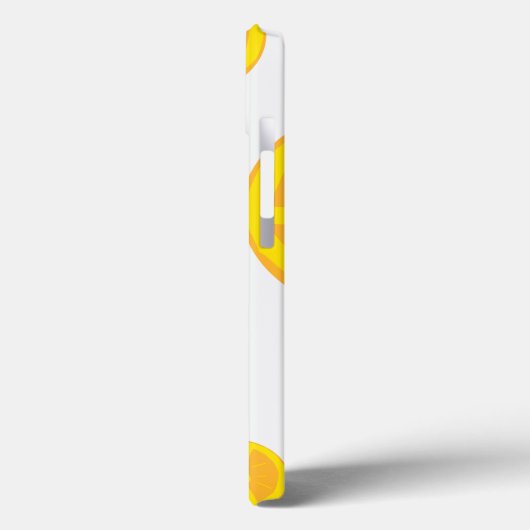 フレッシュとおもしろいオレンジのフルーツデザインの電話ケース Case-Mate iPhoneケース (裏面 / 左)