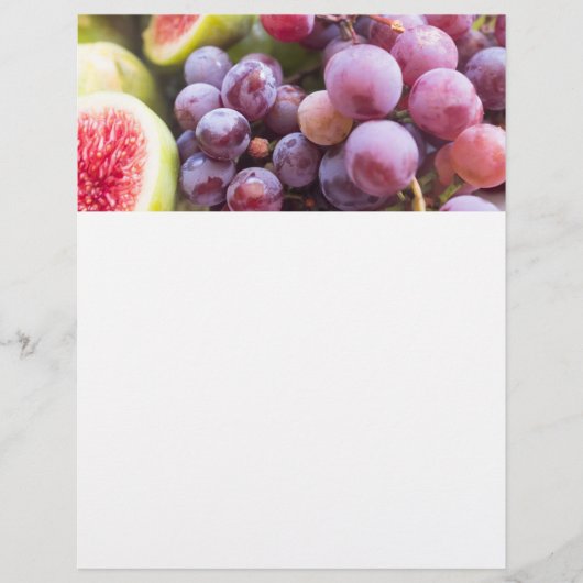フレッシュなイチジクとブドウ チラシ (正面)