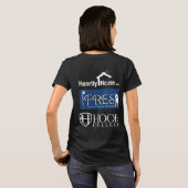 フレッシュなクローズライン・プロジェクトの女性 Tシャツ (裏面フル)
