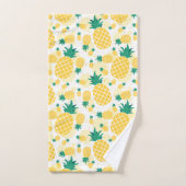 フレッシュなパイナップルバスルーム用タオルセット バスタオルセット (ハンドタオル)