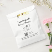 フレッシュなパン焼き屋に名前成分を追加Q rコードh フェイバーバッグ (封をした状態)