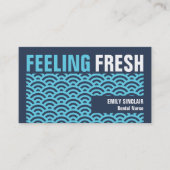 フレッシュな気分、歯科医 名刺 (正面)