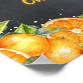 フレッシュに絞った卒業写真ウェルカムサイン ポスター (角)