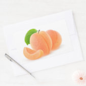 フレッシュアプリコット 長方形シール (封筒)