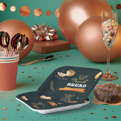 フレッシュアーティザンパンベーカリーローフバ転がグエット ペーパープレート