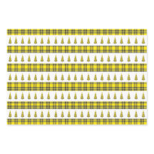 フレッシュイエロータータンチェッククリスマスツリー