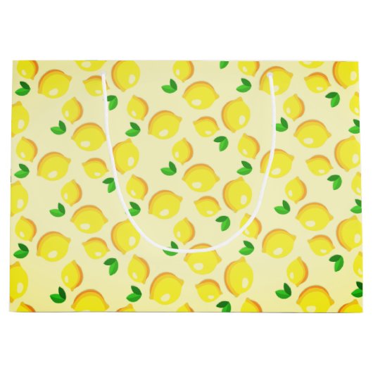 フレッシュイエローレモン2 ラージペーパーバッグ (正面)