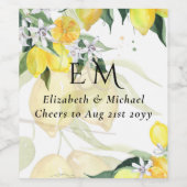 フレッシュイエローレ結婚モンズ ワインラベル (シングルラベル)