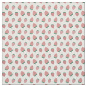 フレッシュイチゴの模様 ファブリック (見本)