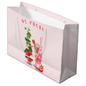 フレッシュイチゴドリンク ギフトバッグ - オーダーメイドテキスト (正面アングル)
