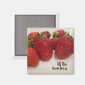 フレッシュイチゴ磁石 マグネット (正面/裏面)