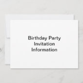 フレッシュイチゴ 招待状 (裏面)