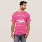 フレッシュエアサンシャインアウトドアラバーグラフィックハイキングC Tシャツ (正面フル)