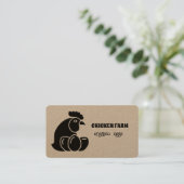 フレッシュエッグオーガニックチキンヘンファーム 名刺 (スタンド正面)