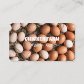フレッシュエッグオーガニックバイオエッグズチキンヘンファーム 名刺 (正面)