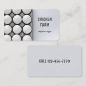フレッシュエッグオーガニックバイオエッグズチキンヘンファーム 名刺 (正面/裏面)