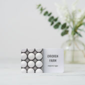 フレッシュエッグオーガニックバイオエッグズチキンヘンファーム 名刺 (スタンド正面)