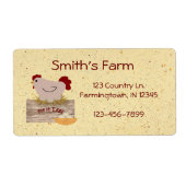 フレッシュエッグカスタムラベル ラベル (正面)