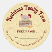 フレッシュエッグカスタム ラウンドシール (正面)