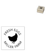 フレッシュエッグシンプルセンモノグラム卵スタンプ ラバースタンプ (押印)