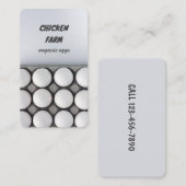 フレッシュエッグズチキンファーム 名刺 (正面/裏面)