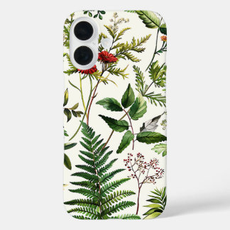 フレッシュエレガントデリケート植物用iPhoneケース iPhone 16ケース