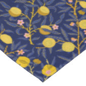 フレッシュエレガントブルーレモンつる植物 テーブルクロス (アングル)