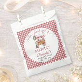 フレッシュオフザマーケットのクリスマス ブライダルシャワー フェイバーバッグ (クリップ留めされた状態)