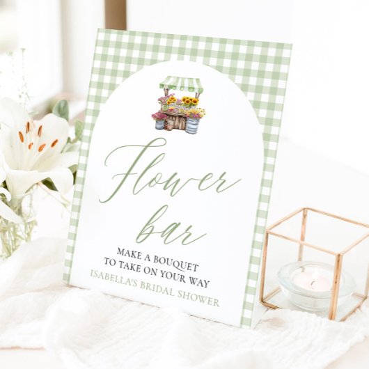 フレッシュオフザマーケットの花屋風 フラワーバー サイン