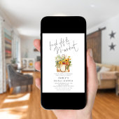 フレッシュオフザマーケットひまわりブライダルシャワーアーチ 招待状