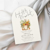 フレッシュオフザマーケットひまわりブライダルシャワーアーチ 招待状