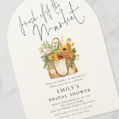 フレッシュオフザマーケットひまわりブライダルシャワーアーチ 招待状