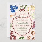 フレッシュオフザマーケットエステティックファームブライダルシャワー 招待状 (正面)