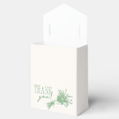 フレッシュオフザマーケットグリーンブライダルシャワー フェイバーボックス (オープン)