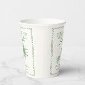 フレッシュオフザマーケットグリーンブライダルシャワー 紙コップ (右)