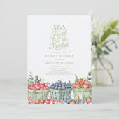 フレッシュオフザマーケットファーマーズマーケットブライダルシャワー 招待状 (スタンド正面)
