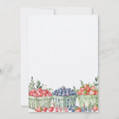 フレッシュオフザマーケットファーマーズマーケットブライダルシャワー 招待状 (裏面)