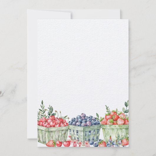 フレッシュオフザマーケットファーマーズマーケットブライダルシャワー 招待状 (裏面)