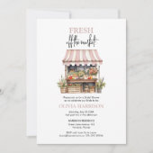 フレッシュオフザマーケットファーマーズマーケットブライダルシャワー 招待状 (正面)